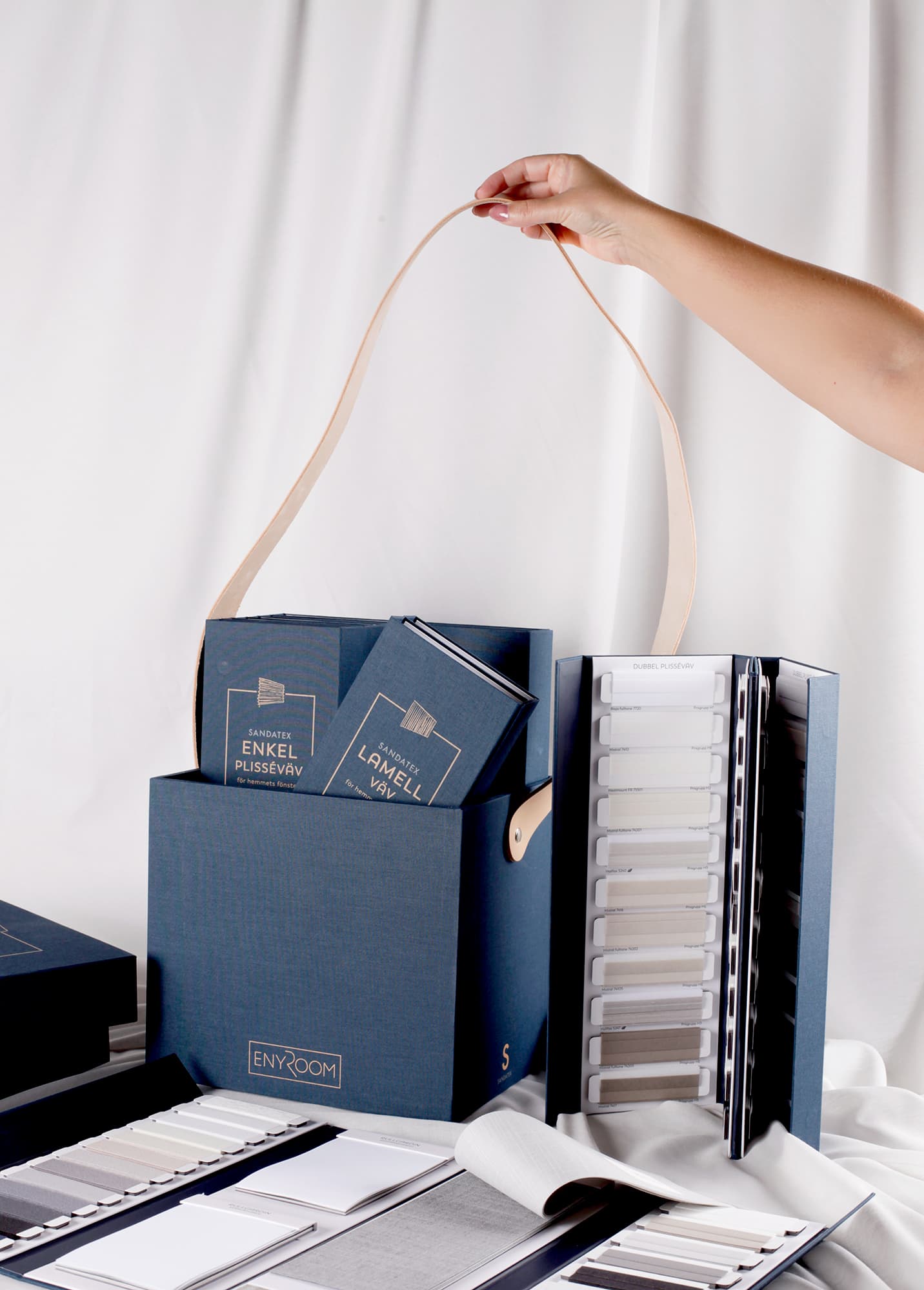 Höstnyhet Invändiga vävar kollektion by Sandatex Kollektionsbox invändiga vävar kollektion by sandatex vävprover